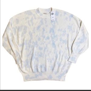 Abercrombie & Fitch Blue Tie Dye Tunic Sweater